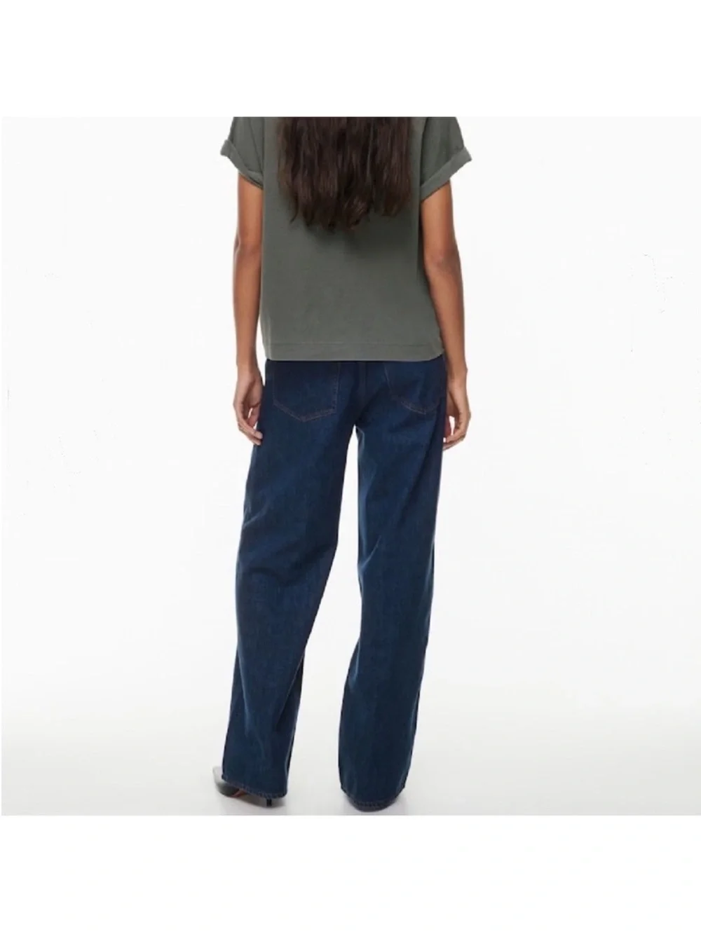 Denim Forum The 90s Iggy Low-Rise Baggy Jeans Under Pressure Dark Wash size 23